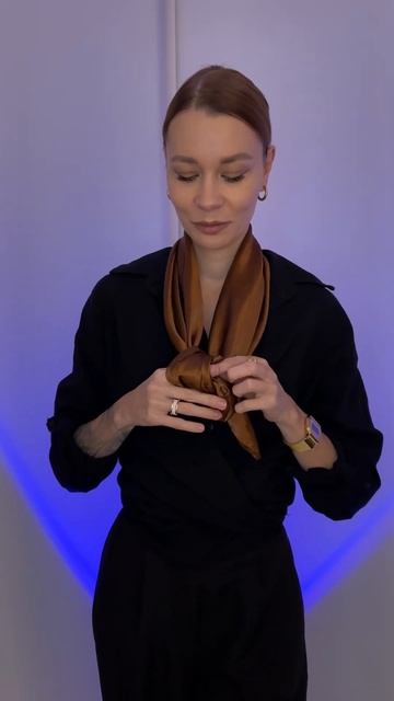 Как легко и просто завязать платок смотреть онлайн