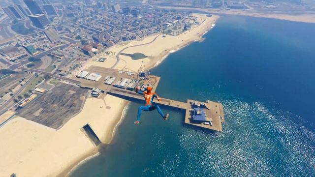 GTA 5 Water Ragdolls - SPIDERMAN VS AMAZING CRAZY BEACH GIRLS (Euphoria Physics) смотреть онлайн
