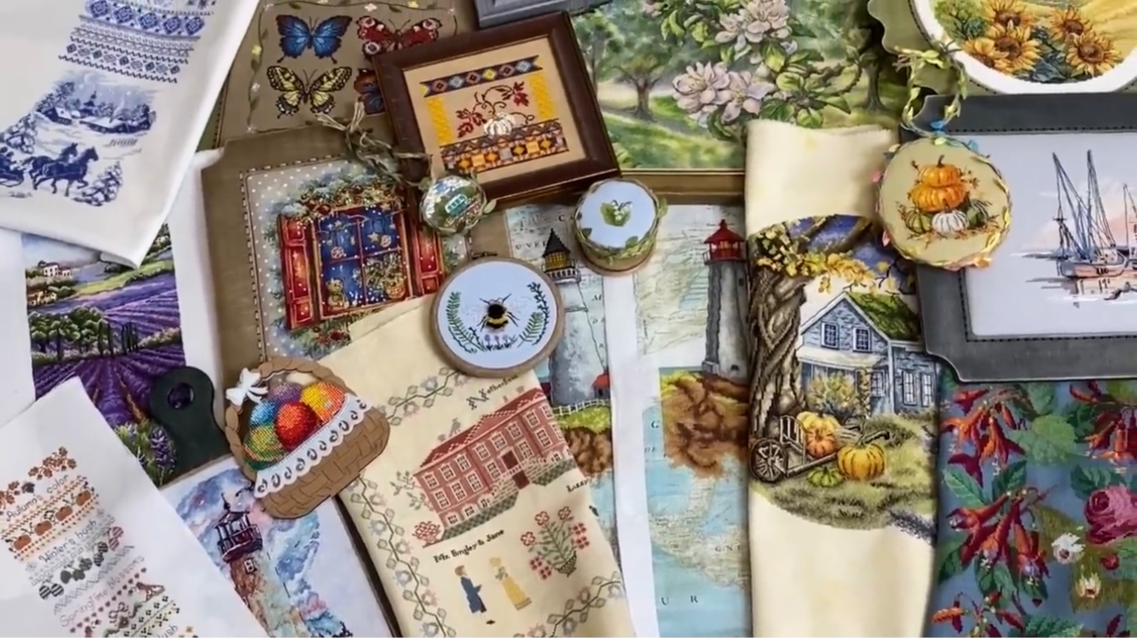 Вышивка крестом/ Мои Вышивальные Итоги 2023 года. смотреть онлайн