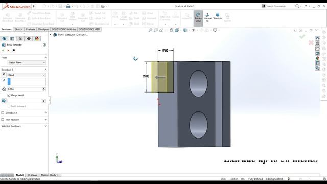 SolidWorks Exercise - 24 | Tutorial for Beginners смотреть онлайн
