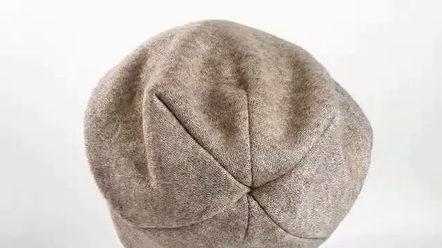 Шапка женская коричневая бини осень зима из евроангоры с флисом на Валбериз и Озон смотреть онлайн