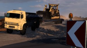 278 / ETS2 1.53 / Суровая Россия Забайкалье "R7" / КАМАЗ 65225 БАТЫР /  Доброе утро!