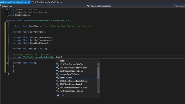 Fade Out / In Post Process Camera Effect - Unity 3D + ASE Tutorial смотреть онлайн