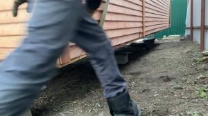 Установка бытовки 7 метров.