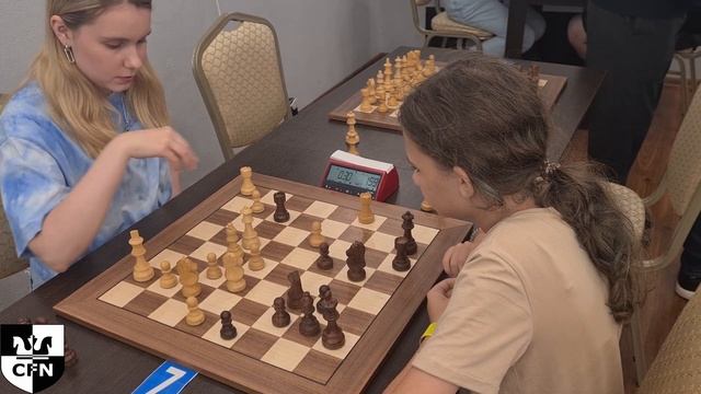 WFM A. Kochukova (1933) vs A. Khmeleva (1760). Chess Fight Night. CFN. Blitz смотреть онлайн