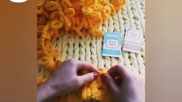 Узор ЦЕПОЧКА из Alize Puffy часть 3