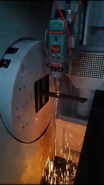 12mm Flat Bar Cut by ACME Tube Laser Cutting Machine смотреть онлайн