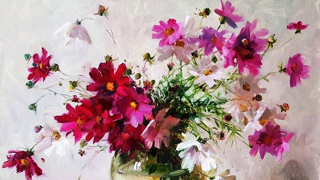 Цветочные натюрморты художника Светланы Родионовой смотреть онлайн