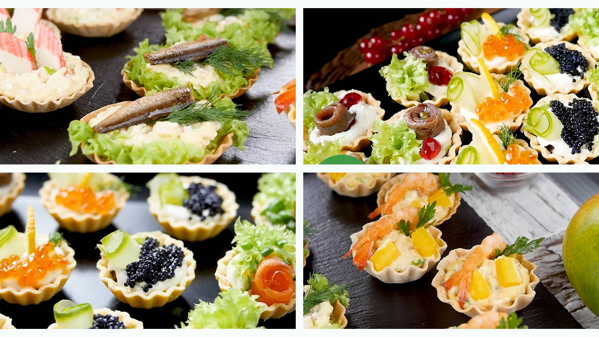 Как приготовить самые вкусные тарталетки с начинкой своими руками. Тарталетки на праздничный стол! смотреть онлайн