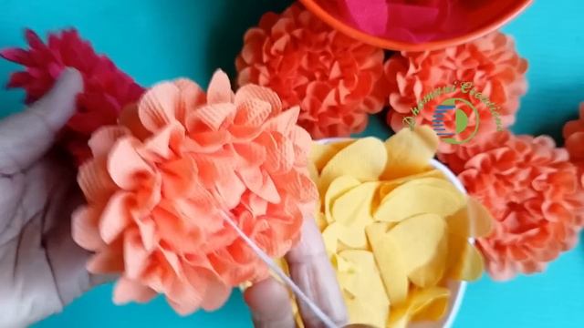 Cloth Carry Bag Garland Step by Step Tutorial with Measurement | Ring Haara | Shopping Bag Craft смотреть онлайн