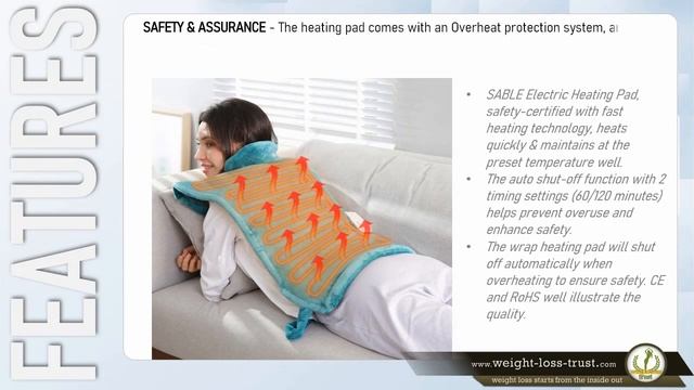 SABLE XXX-Large Electric Heating Pad for Neck and Shoulders PROS/CONS REVIEW смотреть онлайн