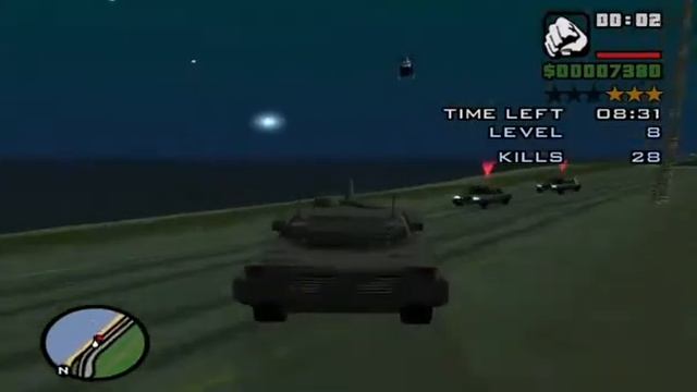 GTA San Andreas Side Mission: Vigilante [12 Levels] With Tank Rhino Full HD Guide смотреть онлайн