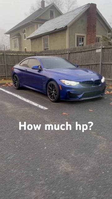 Guess how much hp on my BMW M4 CS? #bmw смотреть онлайн