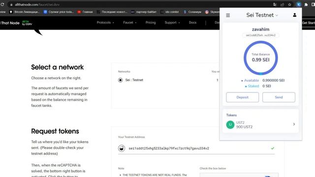 Получаем AIRDROP от SEI NETWORK | тестнет sei | sei airdrop | vortex тестнет смотреть онлайн