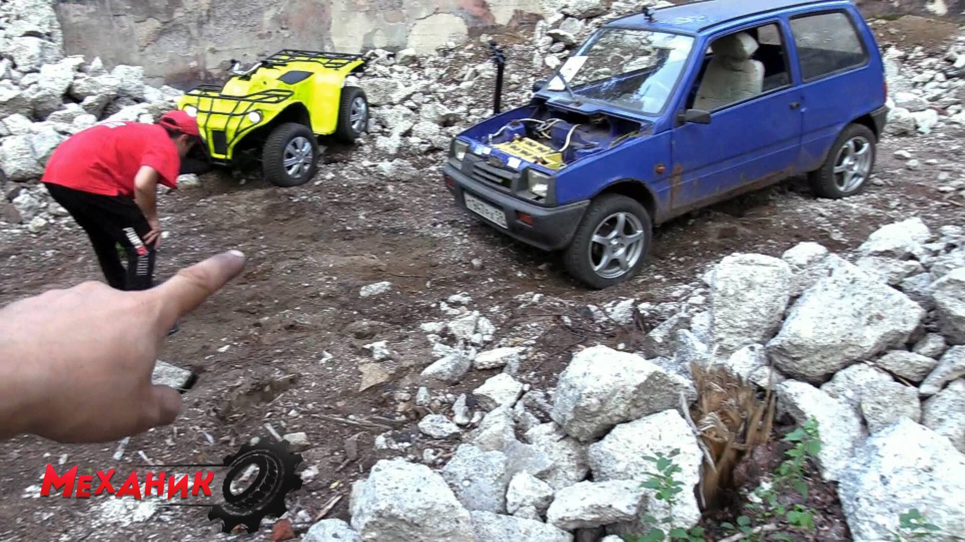 Реальная поездка на самодельной технике в заброшенный бункер! смотреть онлайн