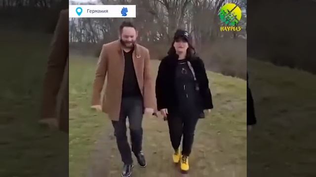 Германия. "Шудың бойында" әні - неміс тілінде шырқалуда!!! смотреть онлайн