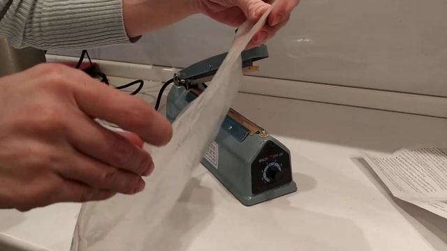 импульсный запайщик PFS-200 тестируем на пакете смотреть онлайн