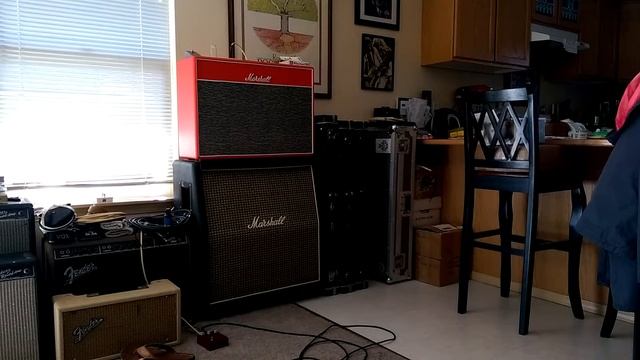 Marshall 18 watt 2x12 clone circa 1965 model 1973 смотреть онлайн