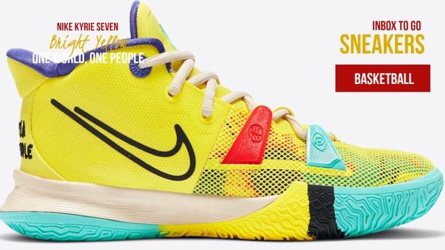 BRIGHT YELLOW 2021 One World, One People Nike Kyrie 7 DETAILED LOOK + PRICE смотреть онлайн