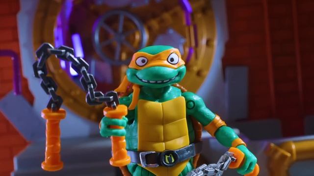 Teenage Mutant Ninja Turtles Mutant Mayhem :15 Basic Figure TV Commercial смотреть онлайн