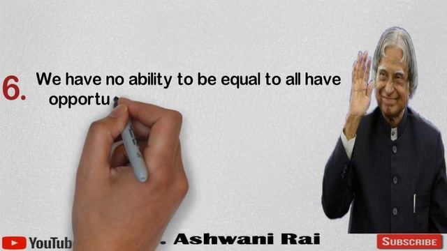 Top 10 Famous Quotes of Dr. APJ Abdul Kalam || Inspirational || Motivational || Er. Ashwani Rai смотреть онлайн