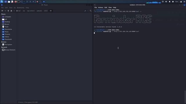 PoC for CVE-2023-4596 - Forminator Unauthenticated Remote Command Execution V1 смотреть онлайн