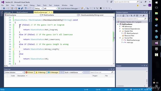 [Udemy UE4 C++] 038 Writing Error Checking Code смотреть онлайн