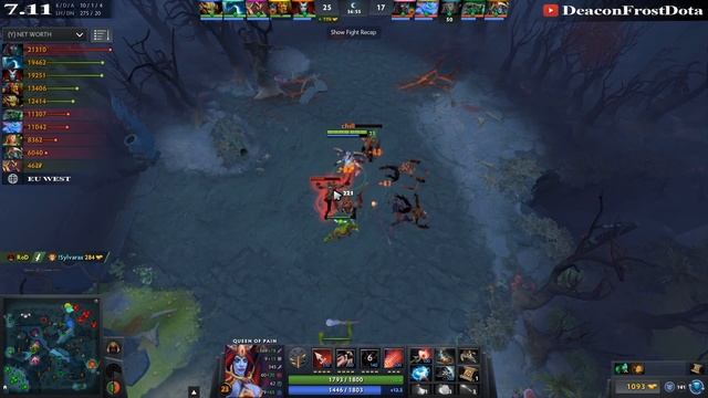 Limmp [Queen of Pain] vs [Puck] ► God Mode ► Dota 2 7.11 смотреть онлайн