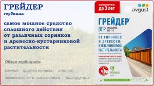 Грейдер - самое мощное средство для уничтожения сорняков, доступное садоводам.Обзор гербицида