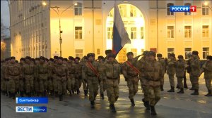 В Сыктывкаре провели первую репетицию парада Дня Победы