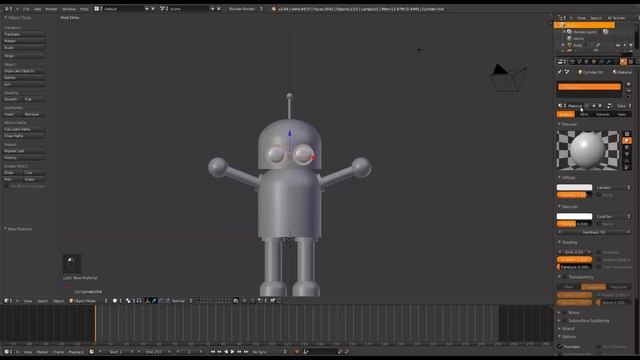 Stylized Robot Character Tutorial (1/3): Modelling смотреть онлайн