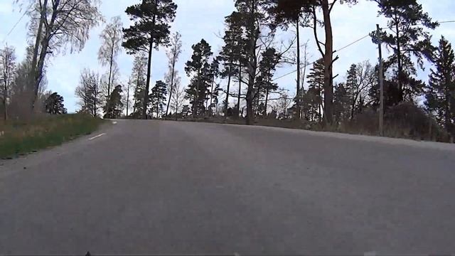 Saab 9-5 Aero Nordic Extreme R on a curvy road. смотреть онлайн