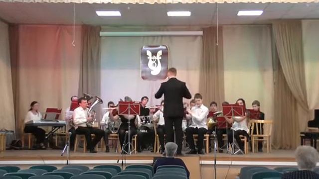 Весенняя Кострома Духовой оркестр ДМШ № 1 рук. Молотков А.Н. смотреть онлайн