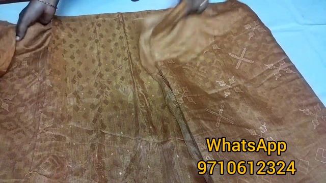 COTTON BRASSO COPER ZARI JOINT SAREES COLLECTION PHONE:9710612324 смотреть онлайн