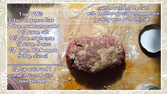 VEGAN CORNED BEEF - RED SEITAN RECIPIE - Vegan Roast Beef |  | Connie's RAWsome Kitchen