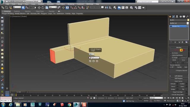 3ds Max how to create a Bed part -1 смотреть онлайн