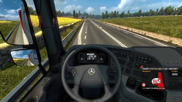 Mercedes-Benz Actros MegaSpace | Fertilizer Rotterdam From Aberdeen | Euro Truck Simulator 2 смотреть онлайн