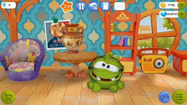 АМ НЯМ НОВЫЕ СЕРИИ #16– МУЛЬТИК My Om Nom мой виртуальный питомец игра мультик #Мобильные игры