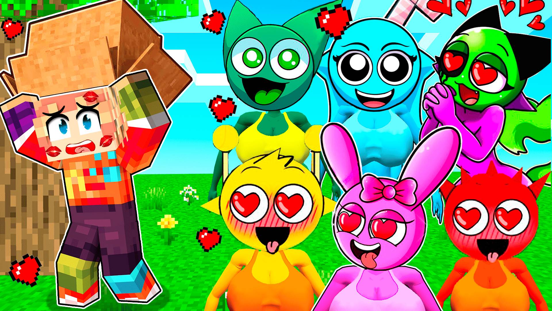 ВОВАН СБЕЖАЛ СО СВИДАНИЯ 1000 СПРУНКИ ДЕВУШЕК В МАЙНКРАФТ смотреть онлайн