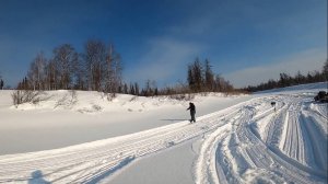 Рыбалка на хариуса в Эвенкии. День второй. 25.03.2022