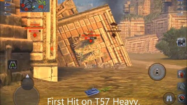 WoW Blitz - Leopard 1, tactics at Mayan Ruins смотреть онлайн