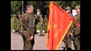 Прощание со знаменем, В/Ч 3276, 2001 г.