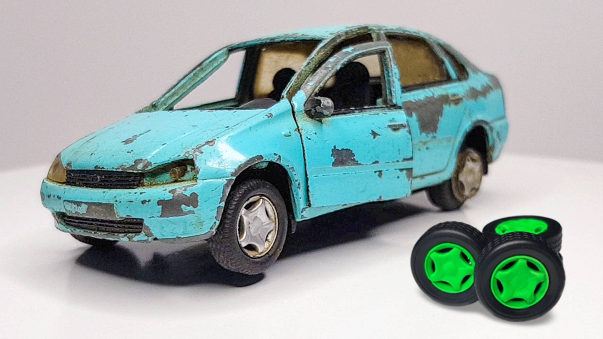 Реставрация машинки Lada Калина. Восстановление авто. Яркий Новый Год! смотреть онлайн