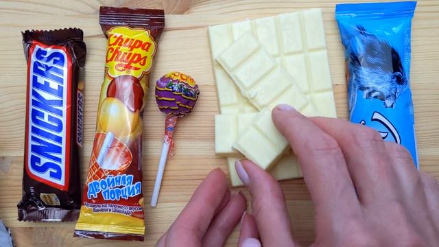 Cutting Lollipops! Chupa Chups Sweets NEW Candy White Chocolate ASMR смотреть онлайн