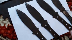 Метательные ножи, своими руками.
