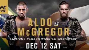 бой Конор Макгрегор vs Жозе Альдо UFC