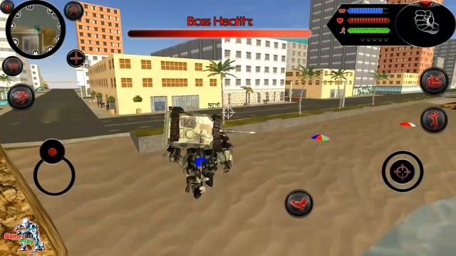 Robot Shark Game ( by Naxeex Robots ) #3 Android Gameplay HD смотреть онлайн