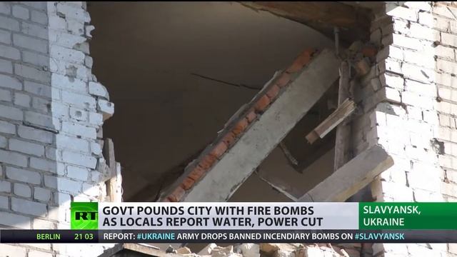 'Phosphorus' reports Ukraine military 'dropped incendiary bombs' on Slavyansk смотреть онлайн