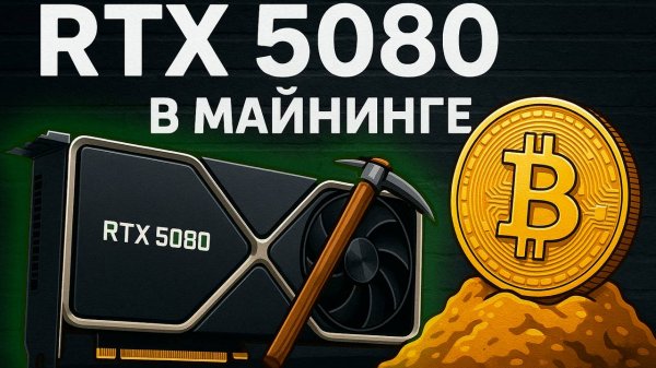 RTX 5080 в майнинге. Доходность и окупаемость этого демона