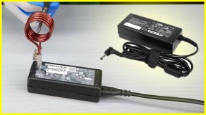 ТВЧ из зарядного устройства ноутбука!